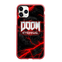 Чехол для iPhone 11 Pro Max матовый Doom eternal