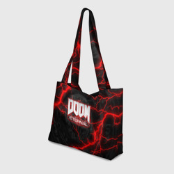 Пляжная сумка 3D Doom eternal - фото 2