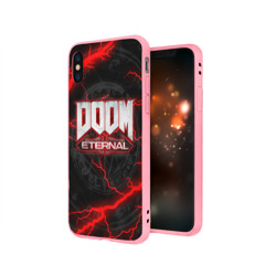 Чехол для iPhone X матовый Doom eternal - фото 2