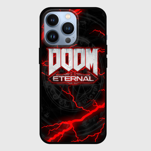 Чехол для iPhone 13 Pro Doom eternal, цвет черный