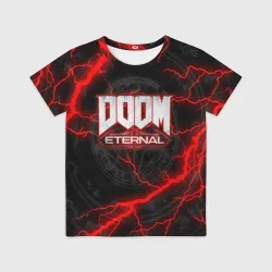 Детская футболка 3D Doom eternal