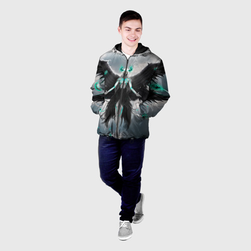 Мужская куртка 3D с принтом Bleach anime art, фото на моделе #1