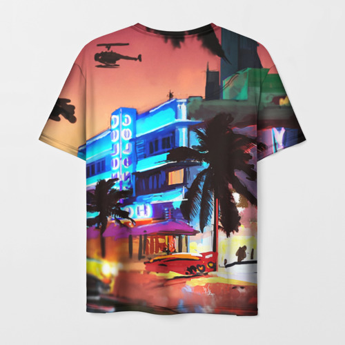 Мужская футболка 3D GTA: Vice city, цвет 3D печать - фото 2