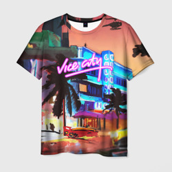 Мужская футболка 3D GTA: Vice city