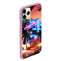 Чехол для iPhone 11 Pro Max матовый GTA: Vice city - фото 2