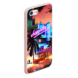 Чехол для iPhone 5/5S матовый GTA: Vice city - фото 2