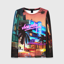 Женский лонгслив 3D GTA: Vice city