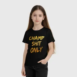 Детская футболка 3D Champ shit only - фото 2