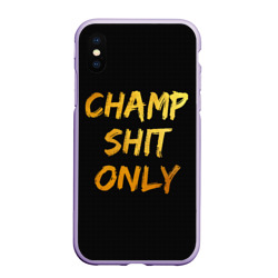 Чехол для iPhone XS Max матовый Champ shit only