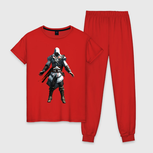 Женская пижама хлопок с принтом Assassin's Creed Syndicate, вид спереди #2