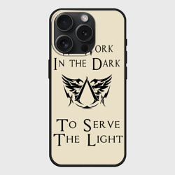 Чехол силиконовый для Apple iPhone 15 Pro матовый Assassins Creed