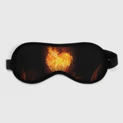 Маска для сна 3D Горячее сердце