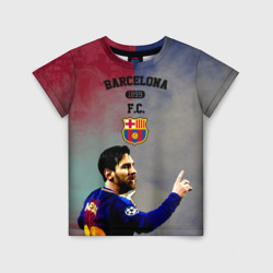 Детская футболка 3D Messi strong Barcelona