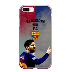 Чехол для iPhone 7Plus/8 Plus матовый Messi strong Barcelona