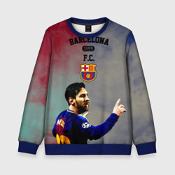 Детский свитшот 3D Messi strong Barcelona