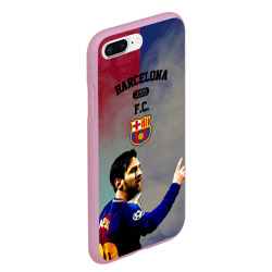 Чехол для iPhone 7Plus/8 Plus матовый Messi strong Barcelona - фото 2