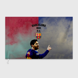 Флаг 3D Messi strong Barcelona