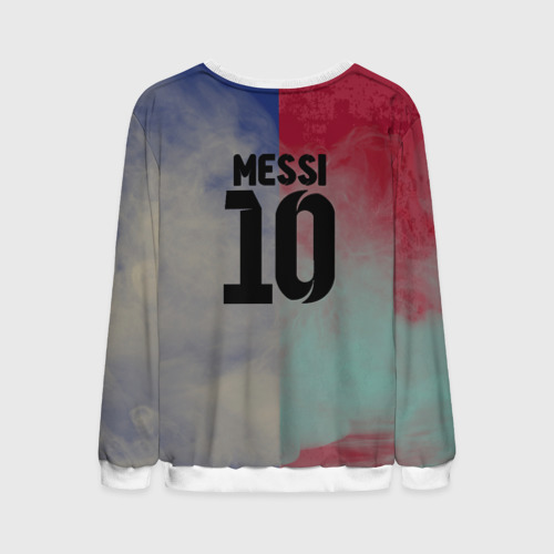 Мужской свитшот 3D Messi strong Barcelona, цвет белый - фото 2