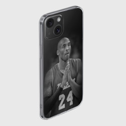Чехол для iPhone 15 силиконовый с защитой камеры Коби Брайант - фото 2