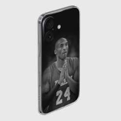 Чехол для iPhone 16 силиконовый с защитой камеры Коби Брайант - фото 2
