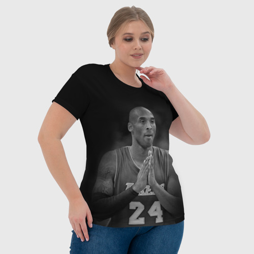 Женская футболка 3D Коби Брайант, цвет 3D печать - фото 6
