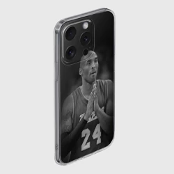 Чехол для iPhone 15 Pro Max силиконовый с защитой камеры Коби Брайант - фото 2