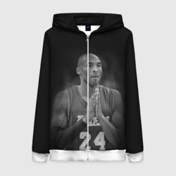 Женская толстовка 3D на молнии Коби Брайант