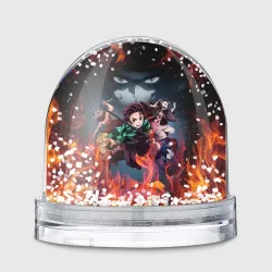 Игрушка Снежный шар Клинок рассекающий демонов demon Slayer Kimetsu no Yaiba