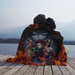 Плед 3D Клинок рассекающий демонов demon Slayer Kimetsu no Yaiba - фото 2