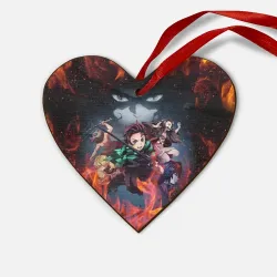 Деревянная игрушка Сердце Клинок рассекающий демонов demon Slayer Kimetsu no Yaiba
