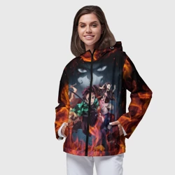 Женская ветровка 3D Клинок рассекающий демонов demon Slayer Kimetsu no Yaiba - фото 2