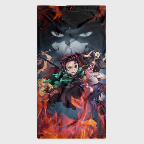 Бандана-труба 3D Клинок рассекающий демонов demon Slayer Kimetsu no Yaiba, цвет 3D печать - фото 7