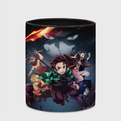 Кружка с полной запечаткой Рассекающий демонов в огенных лучах - фото 2