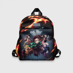 Детский рюкзак 3D Рассекающий демонов в огенных лучах