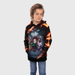 Детская толстовка 3D Рассекающий демонов в огенных лучах - фото 2