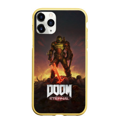 Чехол для iPhone 11 Pro Max матовый Doom eternal