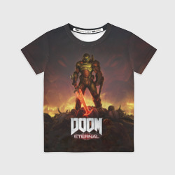 Детская футболка 3D Doom eternal