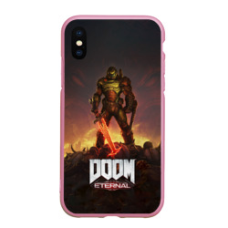 Чехол для iPhone XS Max матовый Doom eternal