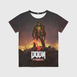 Детская футболка 3D Doom eternal