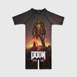 Детский купальный костюм 3D Doom eternal