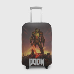 Чехол для чемодана 3D Doom eternal