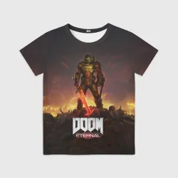 Детская футболка 3D Doom eternal