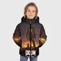 Зимняя куртка для мальчиков 3D Doom eternal - фото 2