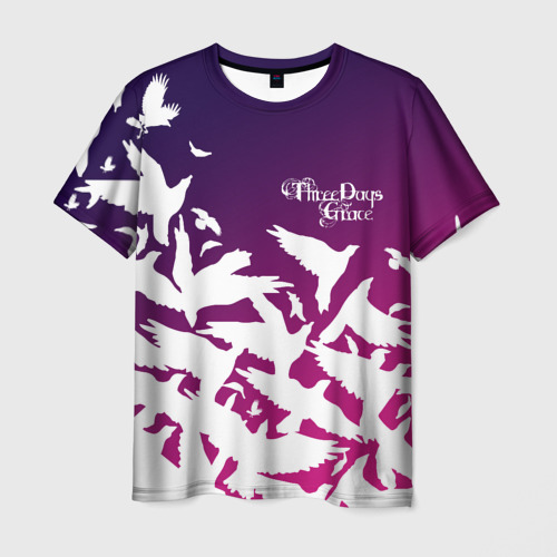 Мужская футболка 3D Three Days Grace, цвет 3D печать