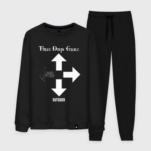 Мужской костюм хлопок Three Days Grace, цвет черный