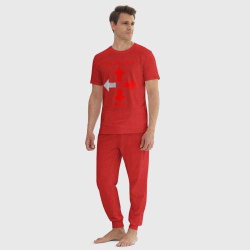 Мужская пижама хлопок Three Days Grace, цвет красный - фото 5
