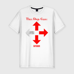 Three Days Grace – Мужская футболка хлопок Slim с принтом купить