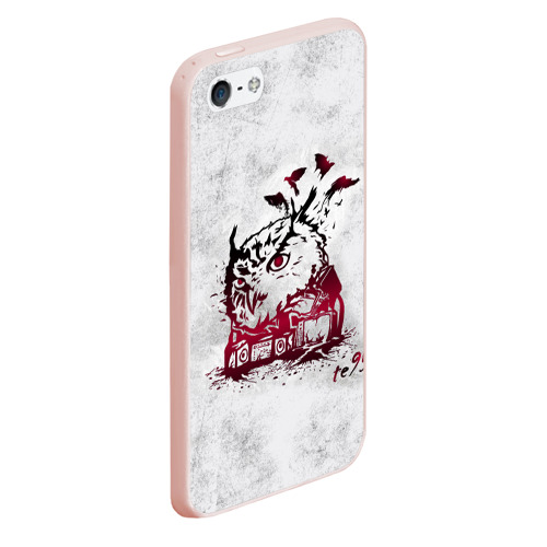 Чехол для iPhone 5/5S матовый Three Days Grace, цвет светло-розовый - фото 3