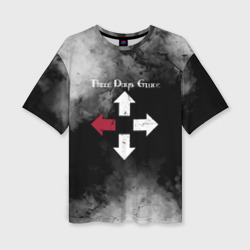 Женская футболка oversize 3D Three Days Grace