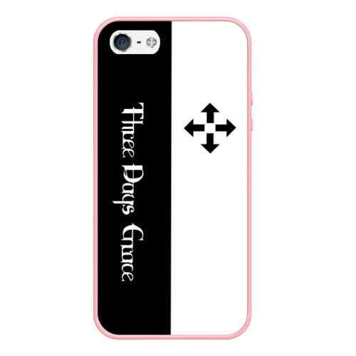 Чехол для iPhone 5/5S матовый Three Days Grace, цвет баблгам